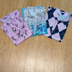 Set of 3 NWOT Sleeveless Polos Size M